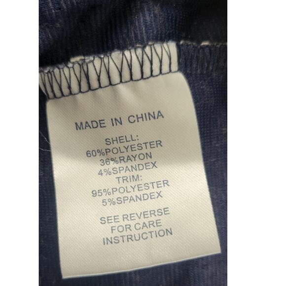 Tyler Boe Dress Womens Small Cowl Neck Blue & White Dress Classic Preppy Sleek - Picture 9 of 10